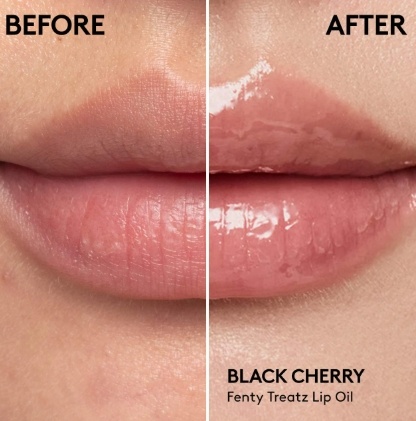 Ulei hidratant cu ulei de jojoba pentru buze uscate, Fenty, Treatz, Black Cherry, 5.6 ml - 2 | YEO