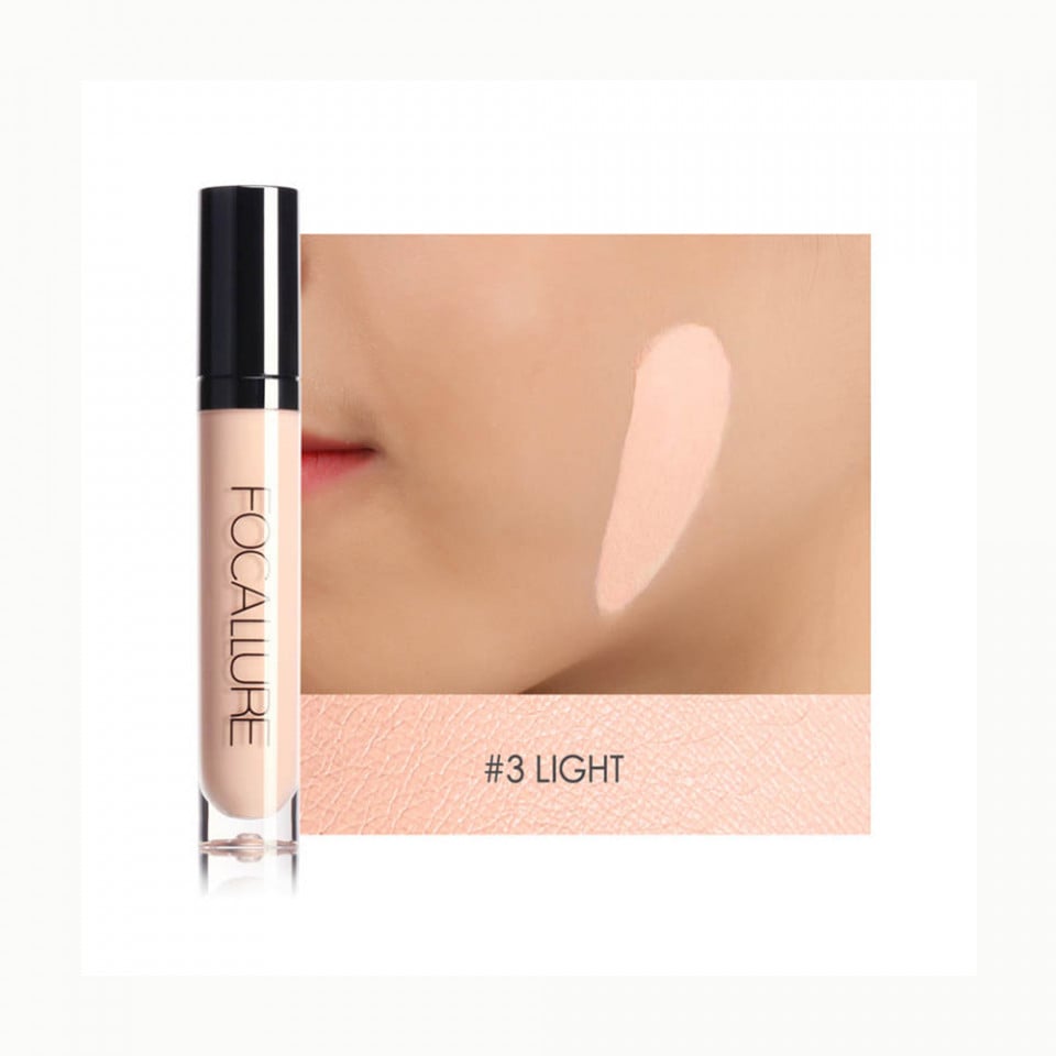 Corector Anticearcan Focallure Concealer Long Lasting 03 Light - 3 | YEO