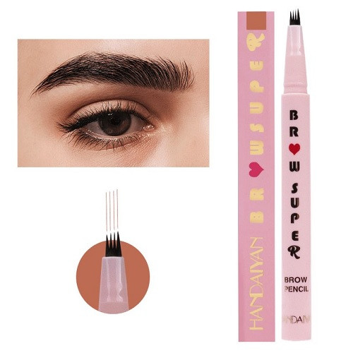 Creion Sprancene, Microblading, Handaiyan, Super Brow, 03 Light Brown, 1.5 ml - 1 | YEO