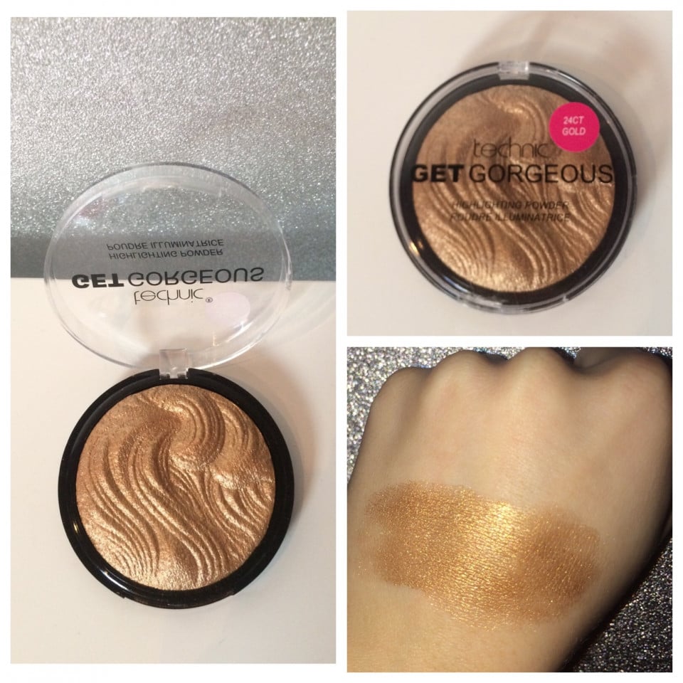 Iluminator Technic Get Gorgeous Highlighting Powder 24CT Gold - 2 | YEO