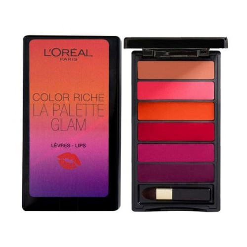 Paleta 6 rujuri Loreal Color Riche La Palette Glam Lips