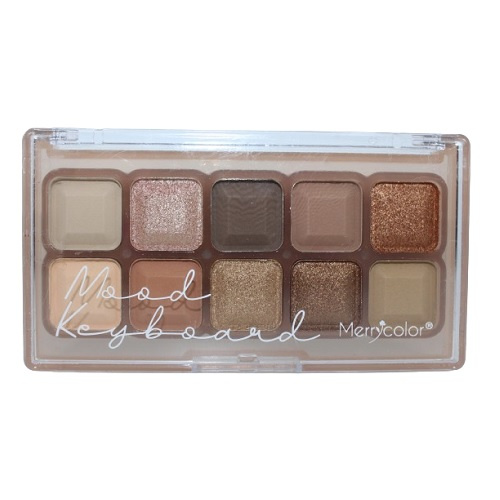 Paleta fard 10 culori, Merrycolor, Mood Keyboard, 03 - 2 | YEO