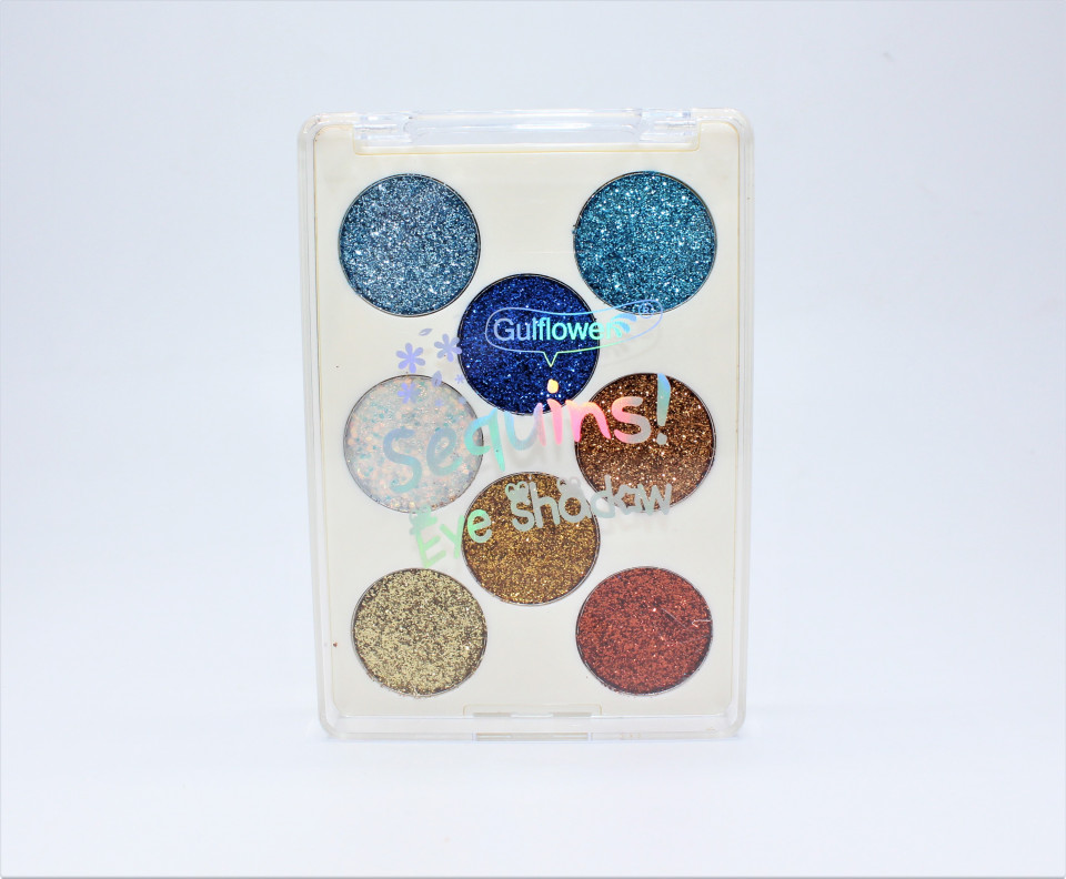 Paleta fard de ochi, Gulflower, Glitter Sequins, 02 - 2 | YEO