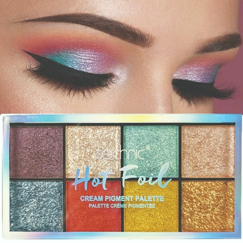 Paleta fard de ochi, Technic, Hot Foil Cream Pigment Palette, 8 culori - 1 | YEO