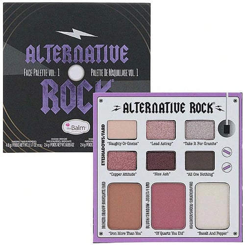 Paleta fard, The Balm, Alternative Rock, Volume 1, 9 culori