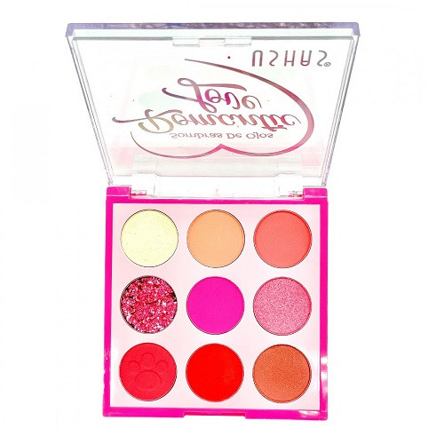 Paleta farduri de pleoape Ushas, 01 Romantic Love - 4 | YEO