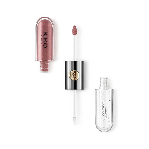 Ruj de buze, Kiko, Unlimited Double Touch, 120 Rosy Mauve, 6 ml