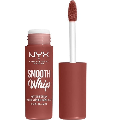 Ruj de Buze Lichid Mat, NYX Professional Makeup, Smooth Whip Matte, 03 Latte Foam, 4 ml - 1 | YEO