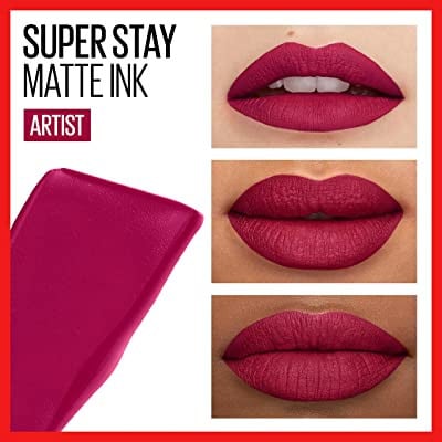 Ruj de buze rezistent la transfer Maybelline Superstay Matte Ink 120 Artist - 3 | YEO