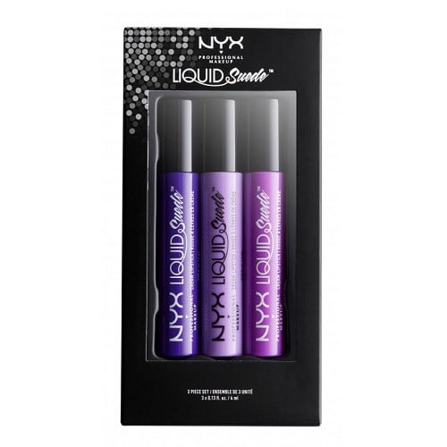 Set 3 rujuri de buze rezistente, NYX, Liquid Suede, 07 - 1 | YEO