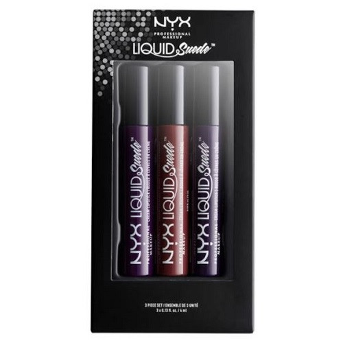 Set 3 Rujuri Lichide Mate, NYX Professional Makeup, Liquid Suede Cream, 10 - 1 | YEO