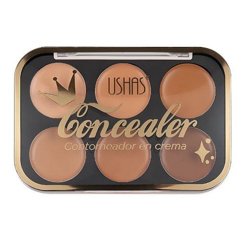 Trusa machiaj contur fata, Ushas, Concealer, 6 corectoare, 02 - 1 | YEO