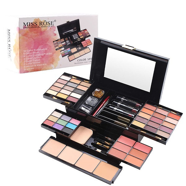 Trusa machiaj, Miss Rose, Professional Make-up Kit, Color Spirit - 1 | YEO