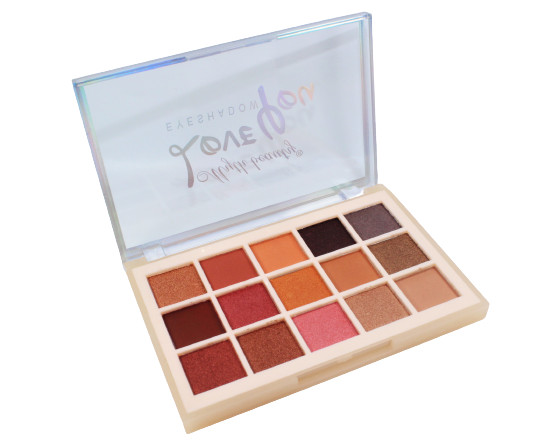 Trusa machiaj paleta farduri de ochi, Myth Beauty, Love You, 15 culori - 2 | YEO