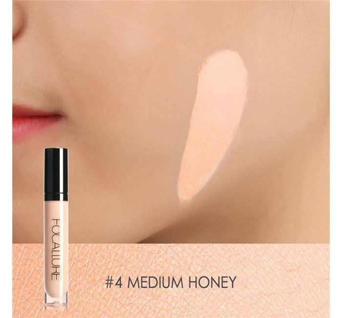 Corector Focallure Concealer Long Lasting 04 Medium Honey - 2 | YEO