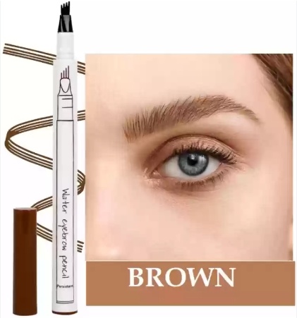 Creion Sprancene cu efect Microblading, Makeup, Fine Sketch Tattoo, Light Brown - 1 | YEO