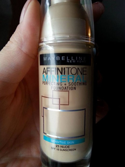 Fond de ten Maybelline Affinitone Mineral Sensitive Skin, Nuanta 21 Nude - 3 | YEO