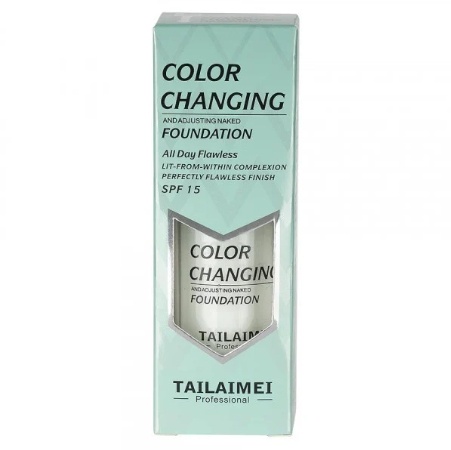 Fond de ten, Pentru Toate Tipurile de Ten, TLM, Color Changing, Green, 40 ml - 1 | YEO