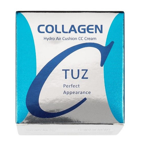 Fond de Ten, TUZ, Collagen, Hydro Air Cushion CC Cream, 01 Ivory, 15 g - 2 | YEO