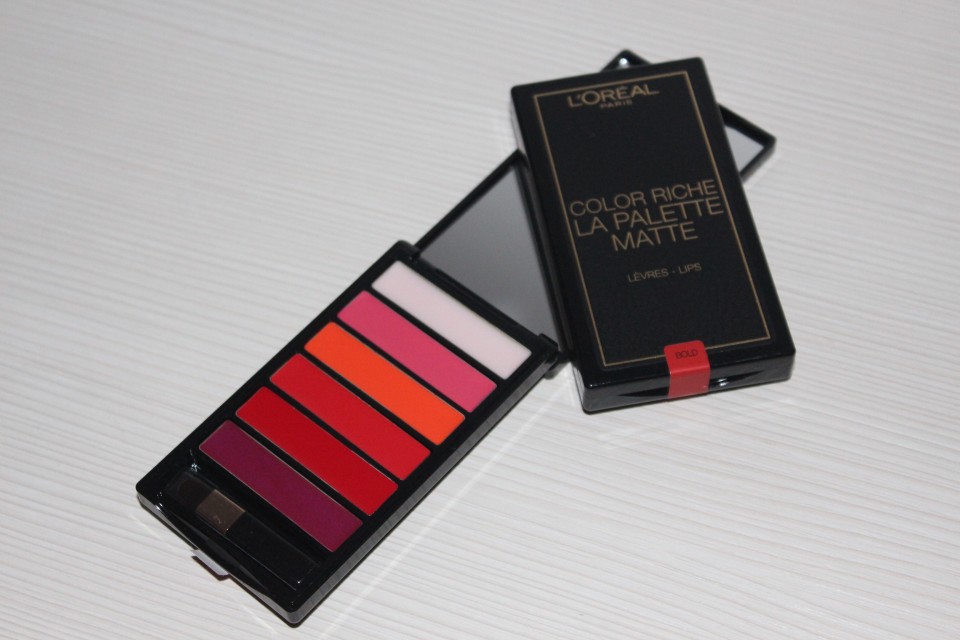 Paleta 6 rujuri Loreal Color Riche La Palette Matte Nuanta Bold - 1 | YEO