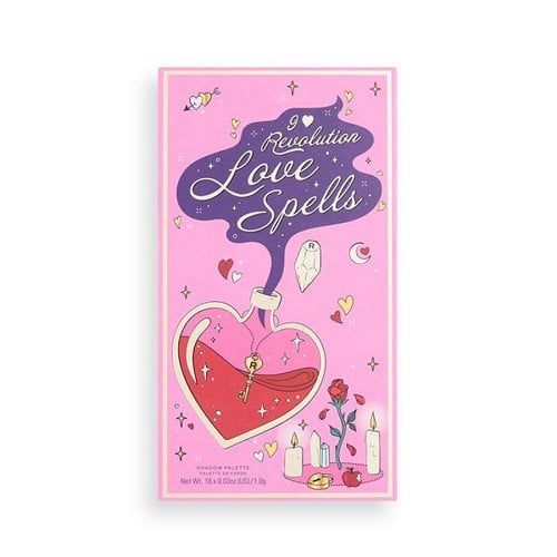 Paleta farduri de pleoape, I Heart Revolution, Love Spells, 18 nuante - 1 | YEO