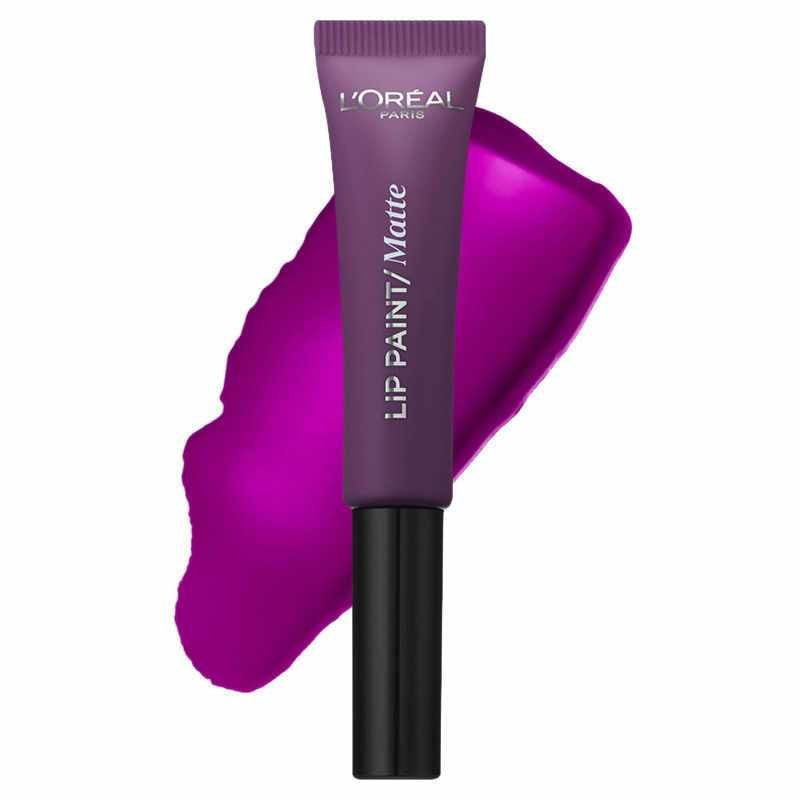 Ruj de buze + Creion contur L\'Oreal Lip Kit Paint 207 Wuthering Purple - 2 | YEO