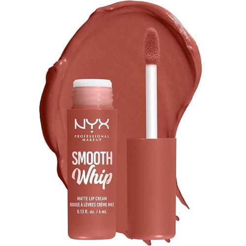 Ruj de Buze Lichid Mat, NYX Professional Makeup, Smooth Whip Matte, 02 Kitty Belly, 4 ml