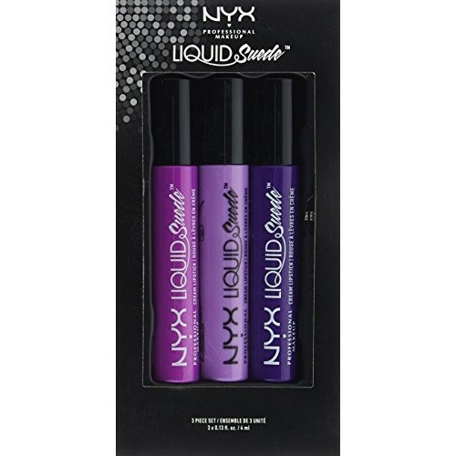 Set 3 rujuri de buze rezistente, NYX, Liquid Suede, 07 - 2 | YEO