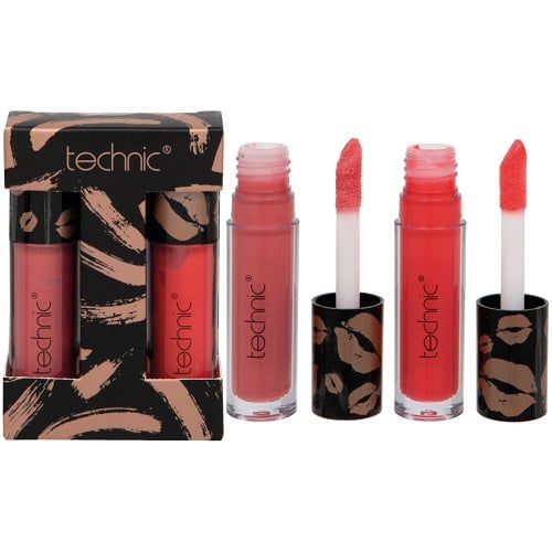 Set luciu de buze, Technic, Glossy Top Duo, 2 bucati, 02 - 1 | YEO