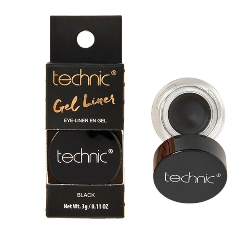 Tus de Ochi Gel, Technic, Gel Pot Liner Eyeliner, Negru, 3 g - 2 | YEO