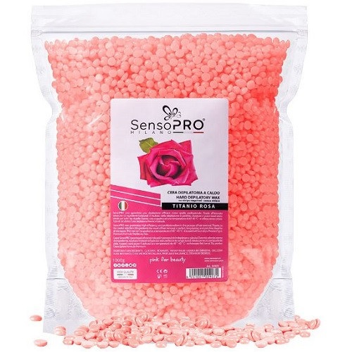 Ceara epilat elastica, granule, SensoPro, Trandafir, 1000 g - Img 2