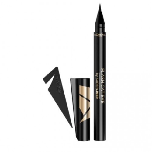 Eyeliner Tus de ochi carioca L'Oreal Paris Superliner Flash Cat Eye + sablon