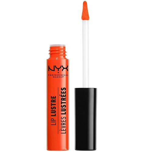 Luciu de buze, NYX Professional Makeup, Lip Lustre Glossy Lip Tint, 08 Juicy Peach, 8 ml
