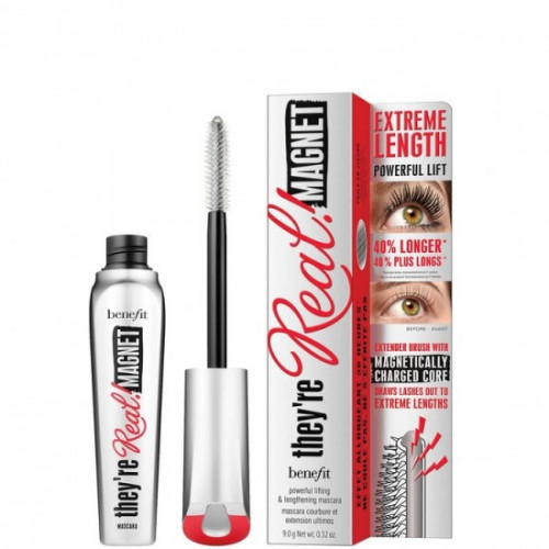 Mascara Benefit They`re Real Magnet, Negru, 9 g