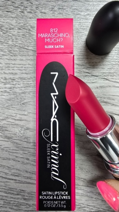 Ruj de Buze, MAC, MACximal Sleek Satin, 812 Maraschino, Much? 3.5 g