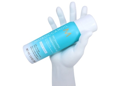 Sampon uscat pentru parul deschis la culoare, Moroccanoil, Dry Shampoo, Light Tones, Mini, 62 ml