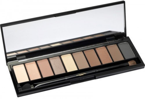 Trusa machiaj 10 nuante fard Loreal La Palette Nude Varianta Beige