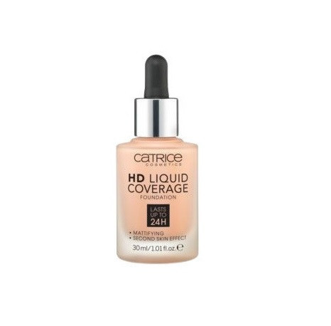 Fond de ten, Catrice, HD Liquid Coverage, 020 Rose Beige, 30 ml