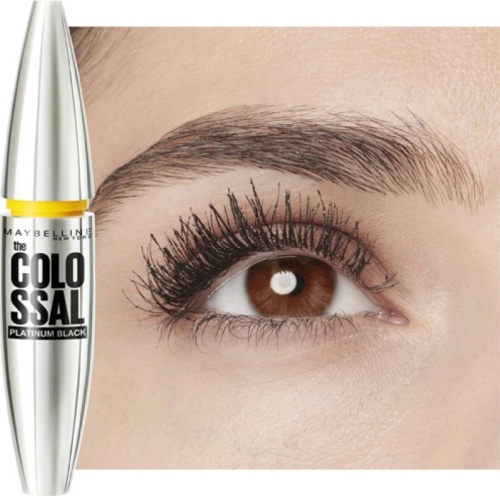 Mascara pentru volum, Maybelline, Colossal, Platinum Black, Negru, 10.7 ml - Img 2