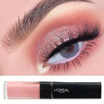 Fard de ochi lichid Loreal Infallible Eye Paint, Nuanta 102 Irresistible Rose - Img 6