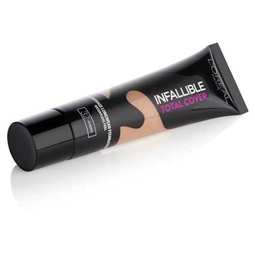 Fond de ten Loreal Infallible Total Cover, Full Coverage, 32 Amber - Img 3