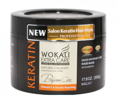 Masca de par Wokali Extra Care Salon Cu Keratina, Colagen si Vitamina E
