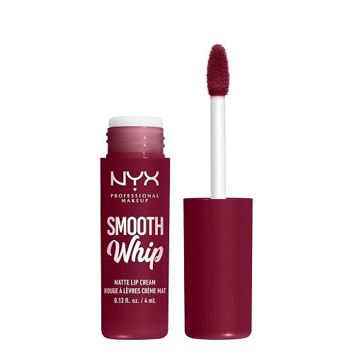 Ruj de Buze Lichid Mat, NYX Professional Makeup, Smooth Whip Matte, 15 Chocolate Mousse, 4 ml - Img 2