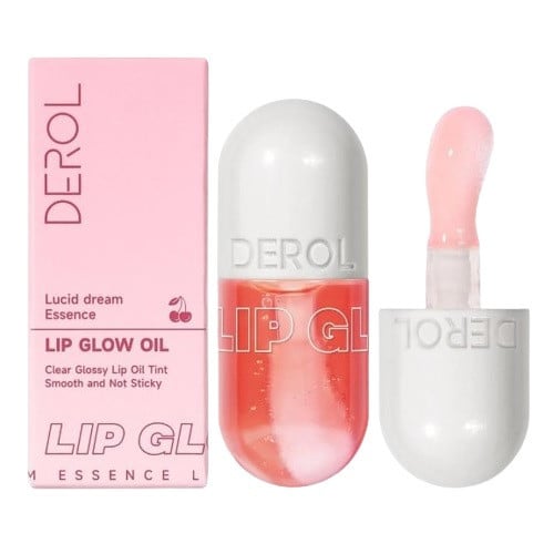 Ulei de Buze, Derol, Lip Glow Oil Tint, Lucid Dream Essence, 01 Tangerine, 8 ml