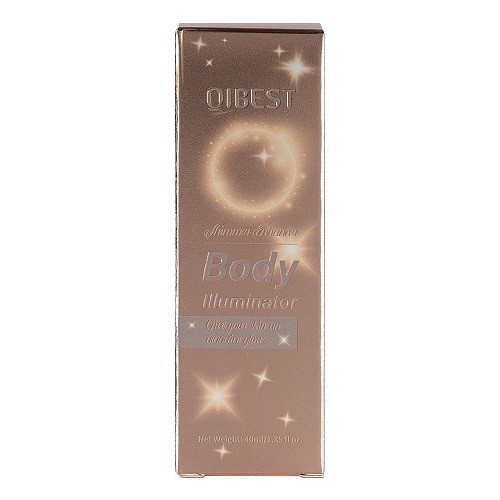 Iluminator Lichid Fata si Corp, Qibest, Body Shimmer Glow, 05, 40 ml - Img 5