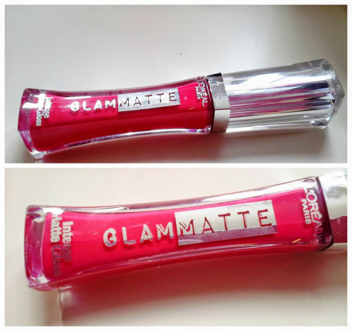 Luciu de buze Loreal Glam Matte, Nuanta 510 Cherry Crop - Img 4