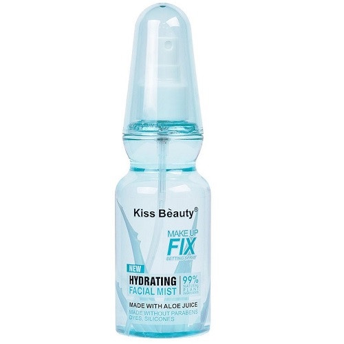 Spray Hidratant pentru Fixarea Machiajului, Kiss Beauty, Hydrating Facial Mist, Aloe Juice, 180 ml - Img 4