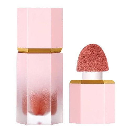 Fard de Obraz Lichid, Makeup, Romantic Matte, Color Bloom Liquid Blush, 101, 5.2 ml - Img 2