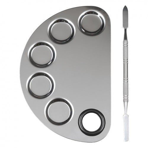 Paleta mixare machiaj din inox, PRO 03