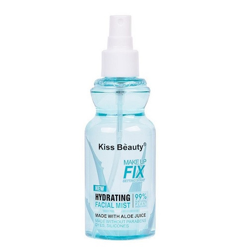 Spray Hidratant pentru Fixarea Machiajului, Kiss Beauty, Hydrating Facial Mist, Aloe Juice, 180 ml